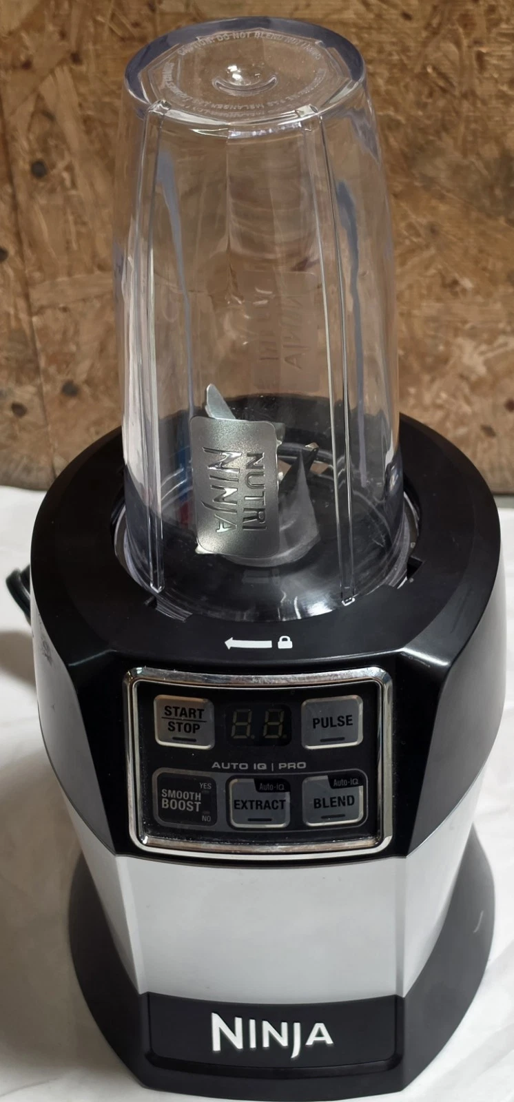 Nutri Ninja Pro Auto-iQ 1000-Watt Blender Base Cup Blade BL487T Tested & Working