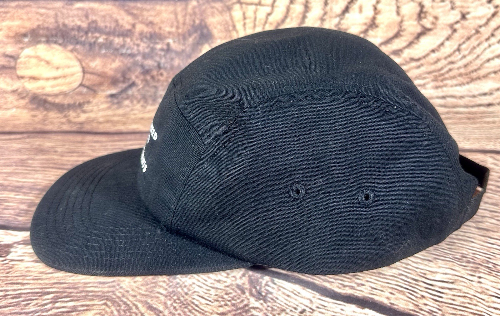 Specialized SBC Graphic 5 Panel Black Camper Hat New