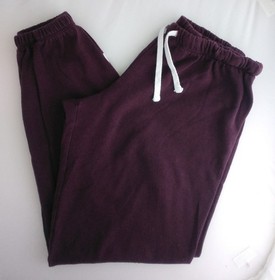 Victoria's Secret VS PINK Lightweight Lounge Sweat Pants Maroon Burgundy XS