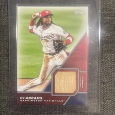 2026 Topps Series 1 CJ Abrams Major League Relic BJBY