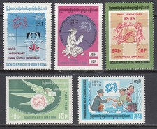 Birma - Post Yvert 152/56 ** MNH 100. Jubil&auml;um UPU