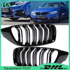 F�r BMW 4er F32 F33 F36 M4 Performance K�hlergrill Gl�nz Doppelsteg Nieren Grill
