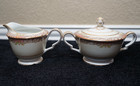 VtgNoritake Japan China Creamer & Sugar Bowl Set Harmony 3906 — photo 6