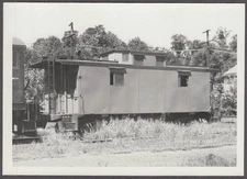 New York New Haven & Hartford RR Caboose #669 photo 1963 location unknown