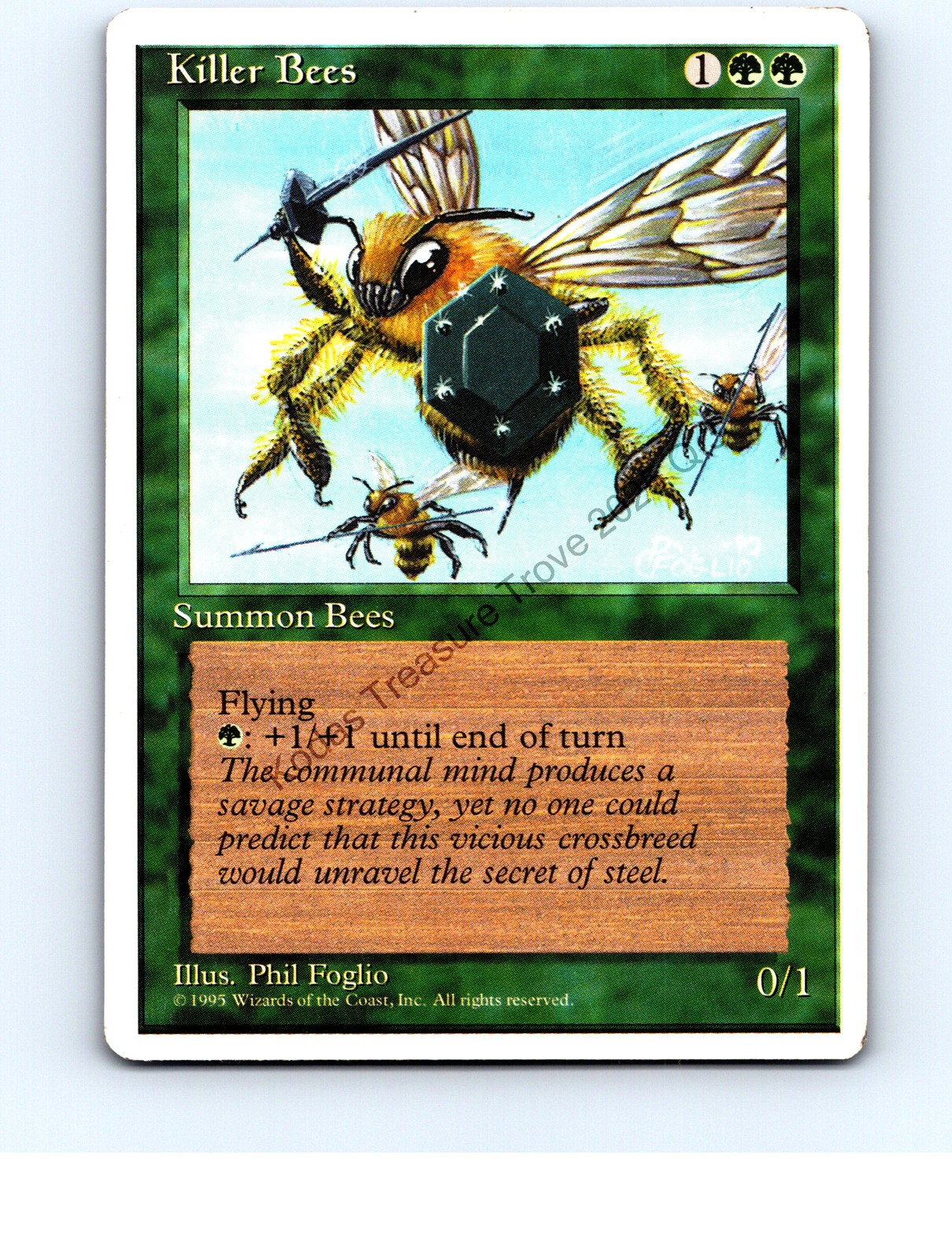Killer Bees Green Uncommon Fourth Edition MTG LP Exc/Exc+