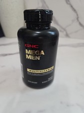 GNC Mega Men Multivitamin. 180 Count. EXP. 01/2026