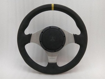 Misubishi Lancer Steering Wheel EVO EVOLUTION 7 8 9 MOMO JDM OEM SET ALCANTARA