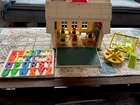 Vintage Fisher Price Little People #923 Play Family School House 1971-78 +++