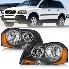 Headlights For 2003-2014 Volvo Xc90 Leftright Halogen Lamps Vo2502112 Vo2503112