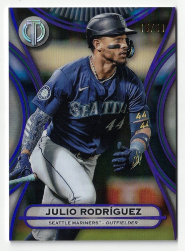2025 Topps Tribute PURPLE Parallel Julio Rodriguez #42! Seattle Mariners! /50