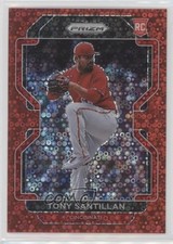 2022 Panini Prizm Tier II Red Donut Circle 57/99 Antonio Santillan Tony 0s1o