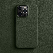 Original Genuine Leather Case for iPhone 15 14 ProMax Business Back Cover