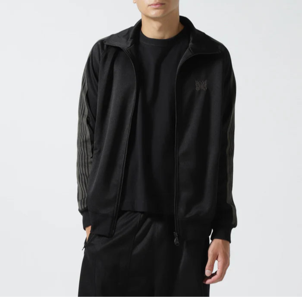 Needles B'2nd EXCLUSIVE poly smooth Track Jacket BLACK | eBay