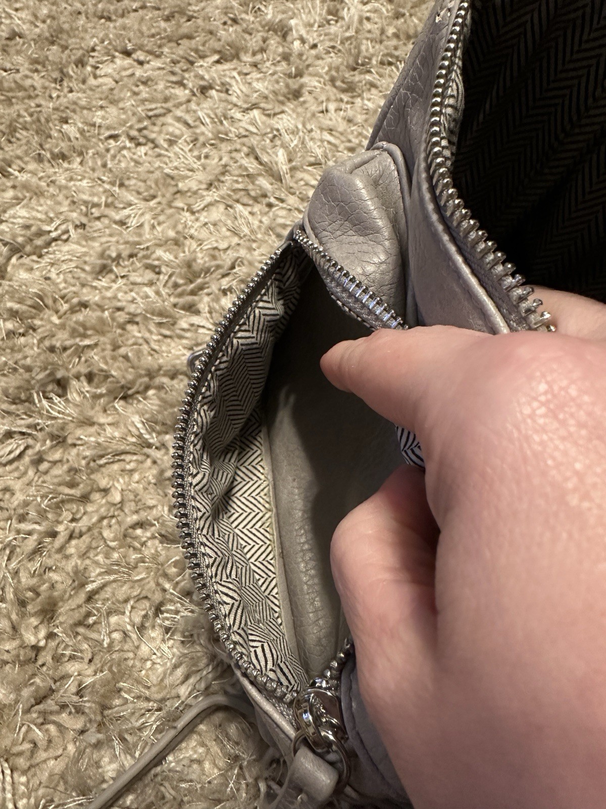 Urban Expressions Gray Mini Backpack / Convertibl… - image 12