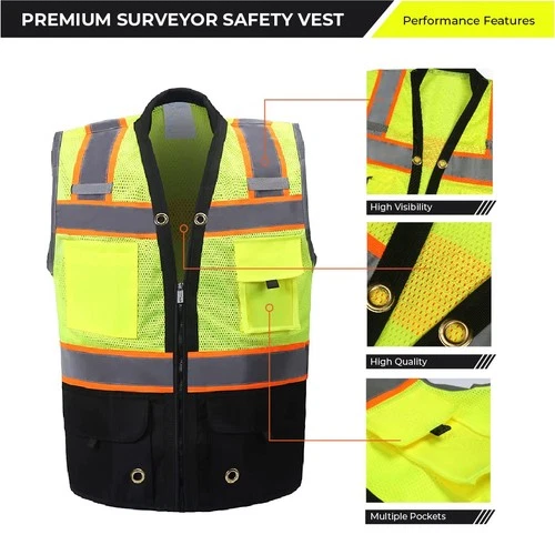 Shine Bright Safety Vest - High Visibility with Reflective Straps and Pockets – image 2