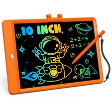 ORSEN LCD Writing Tablet 10 Inch, Colorful Doodle Board Drawing Tablet, Erasa...
