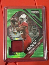 Marvin Harrison Jr RC Patch 2025 Panini Prizm Green Rookie Cardinals Jersey