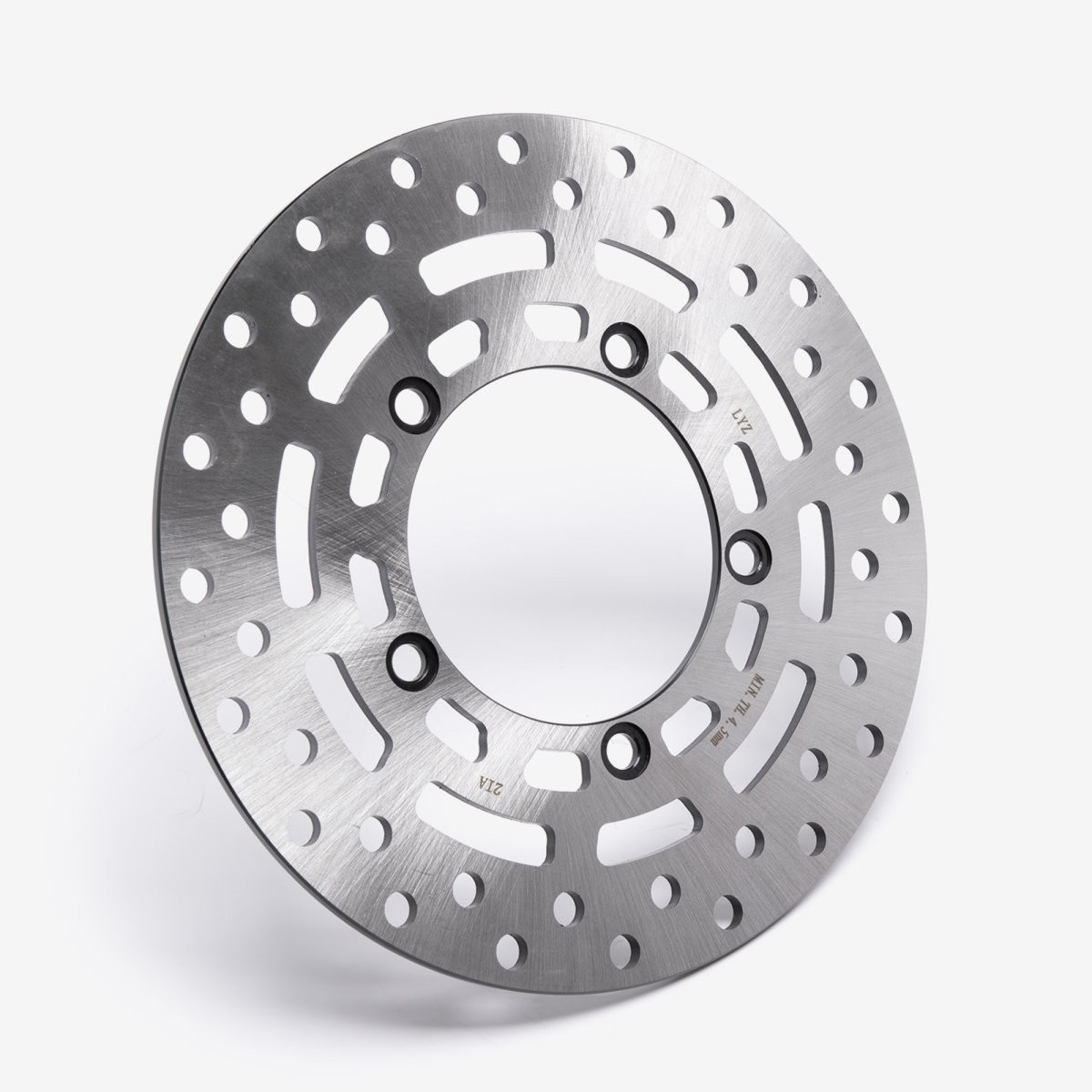 Front Brake Disc Brake Disc Rotor Drilled Scooter Steel BRDF129 Uncoated Unit