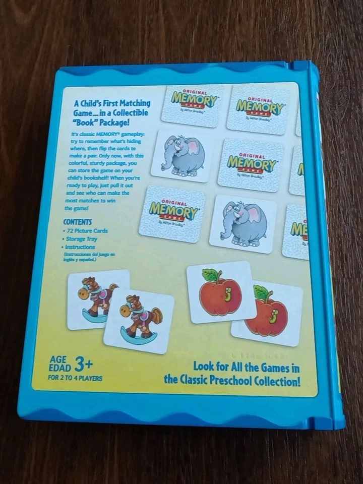 Original Memory Matching Game (2006) Milton Bradley Book Format Box Complete EXC - Image 3 of 4