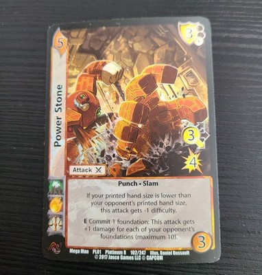 2017 Jasco Games Mega Man Power Stone Foil 102/247