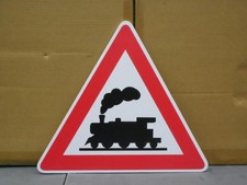 Verkehrsschild unbeschrankter Bahn&uuml;bergang