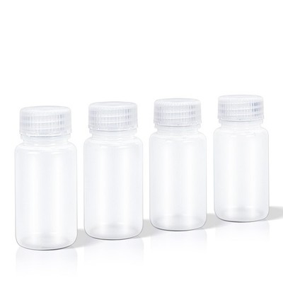 DEMORA 2 oz Small Plastic Bottles with Caps, Airtight Refillable 2 oz, Clear 