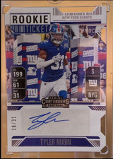 2024 Panini Contenders Tyler Nubin Rookie Ticket Auto RC /31