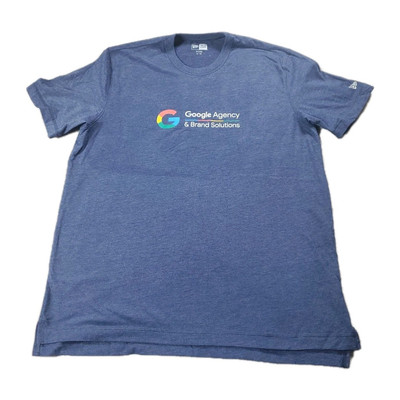 New Era Google Agency & Brand Solutions Blue T Shirt Sz. XL