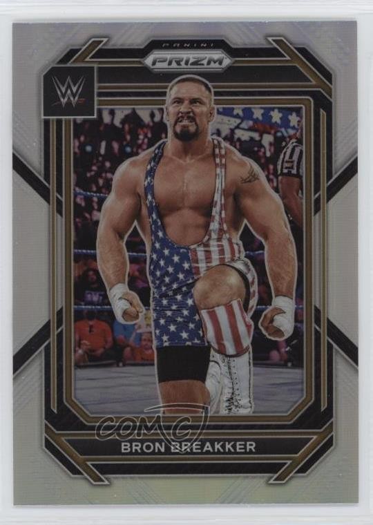 2023 Panini Prizm WWE Silver Prizm Bron Breakker #161 02l5