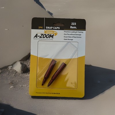 A-Zoom 223 Remington Precision Metal Snap Caps Solid Aluminum 2/pack 12222
