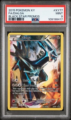 2015 POKEMON BLACK STAR PROMO DIALGA #XY77 PSA 9 MINT #109198417
