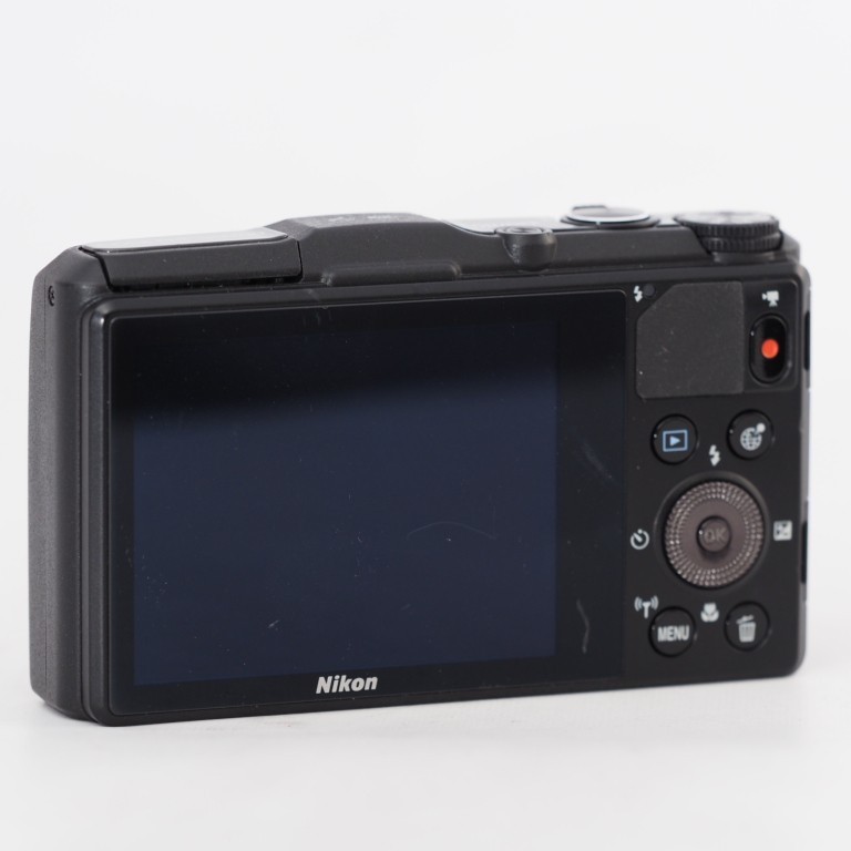 Nikon COOLPIX S9700 black 16.0MP Compact Digital Camera [Exc+]