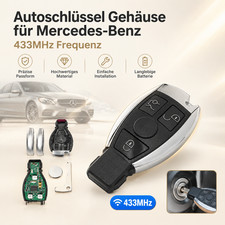 Für Mercedes Benz W204 W221 3 Tasten Funk Schlüssel 433MHz NEC BGA m/chip Für Mercedes Benz W204 W221 3 Tasten Funk Schlüssel 433MHz NEC BGA m/chip
