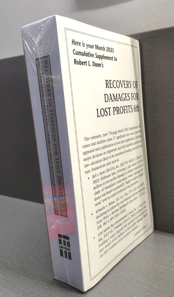 2023 Recovery of Damages for Lost Profits 6th FULL SET R.L.  DUNN as New - Image 3 of 4