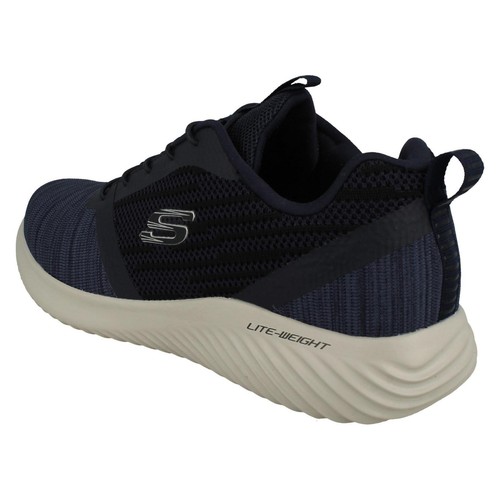 Mens Skechers 'Bounder' 52504 Memory Foam Casual Trainers - Picture 15 of 18