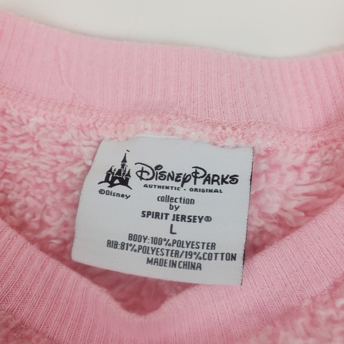 Disney Walt Disney World Spirit Jersey Girl's Large Sherpa Fleece Pink Minnie - Picture 3 of 6