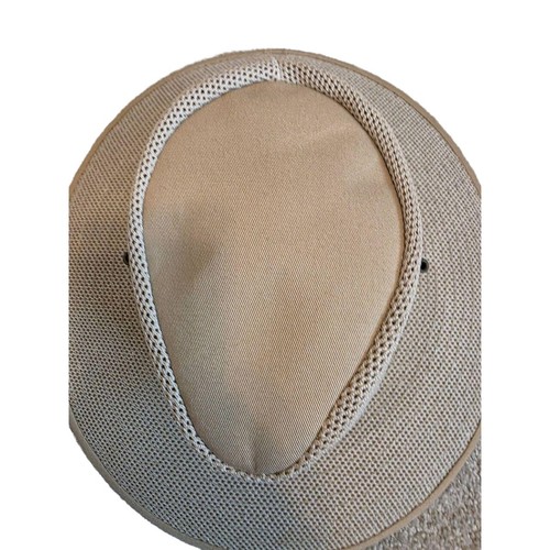 Henschel Hat Co Beige Wide Brim Mesh Ventilation Eyelets Safari Hat Small - Picture 6 of 7