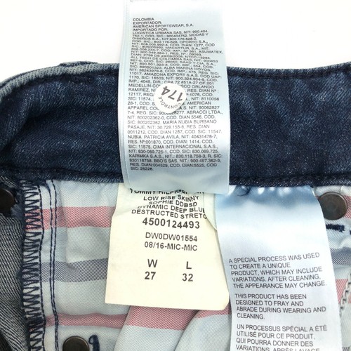 Tommy Hilfiger Denim Women's Dynamic Slim Stretch Jeans Size W27 L31 - Picture 8 of 11