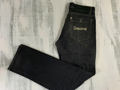 Dsquared Mens Jeans Size 30x32 Slim Straight Leg Gray Ebay