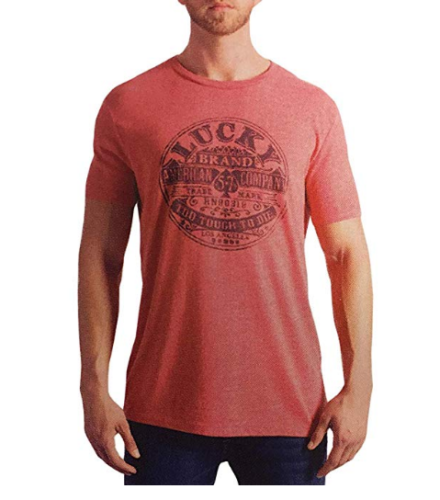 lucky brand red shirt