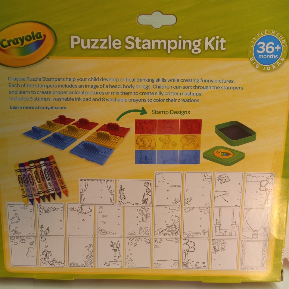 NUEVO Kit de estampado de rompecabezas Crayola Foto 3 de 4