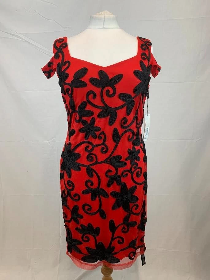 Roman red and black best sale dress