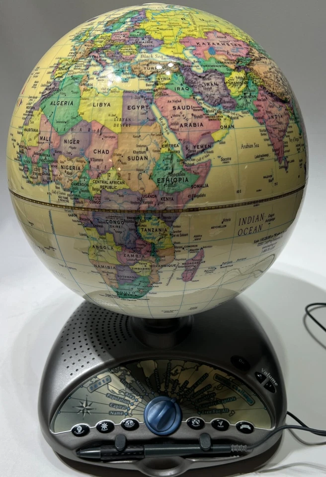 Leapfrog Interactive Odyssey III Interactive Talking Globe Eureka Challenge Book - Image 2 of 4