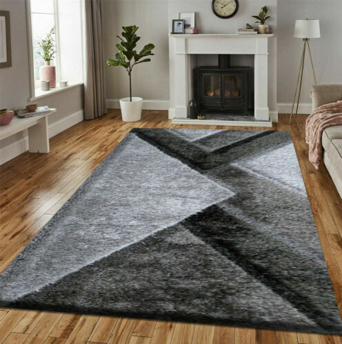 Neu moderne große zottige Teppiche langer Flurläufer Wohnzimmer Schlafzimmer Teppichmatten - Bild 10 von 117