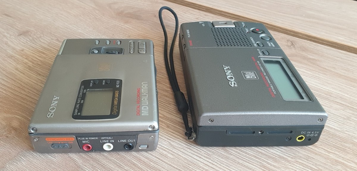 LOT 2 Walkman Sony MZ-B3 & Sony MZ-R30 MD Mini Disc | eBay UK