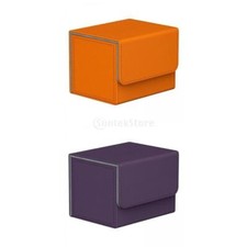 2x Sturdy Trading Card Deck Box Storage Organizer Holder for Tcg Protector