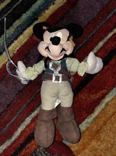 Disney Parks Mickey Mouse Jack Sparrow Pirates of the Caribbean 11"  Plush