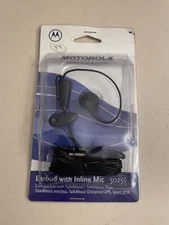 New Motorola Earbud with Inline Mic 50256 Two Way Radio Accessory