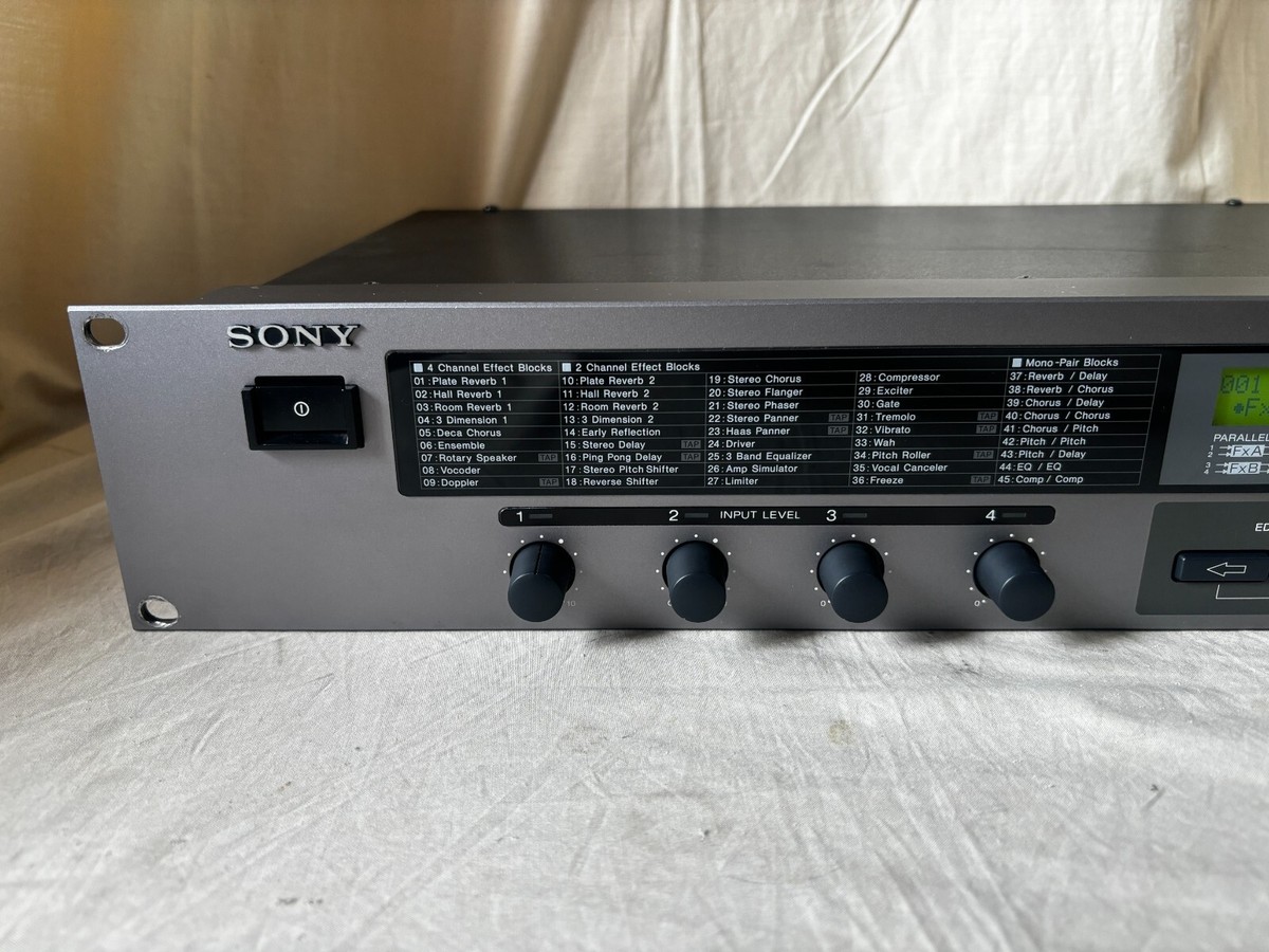 ギター SONY DPS-V55 Sony DPS-V55 Multi Effects Processor New internal battery