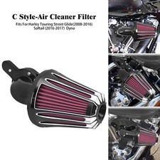 Sucker Air Cleaner Filter Red Element Fit For Harley Touring Gilde Dyna FLS Tri